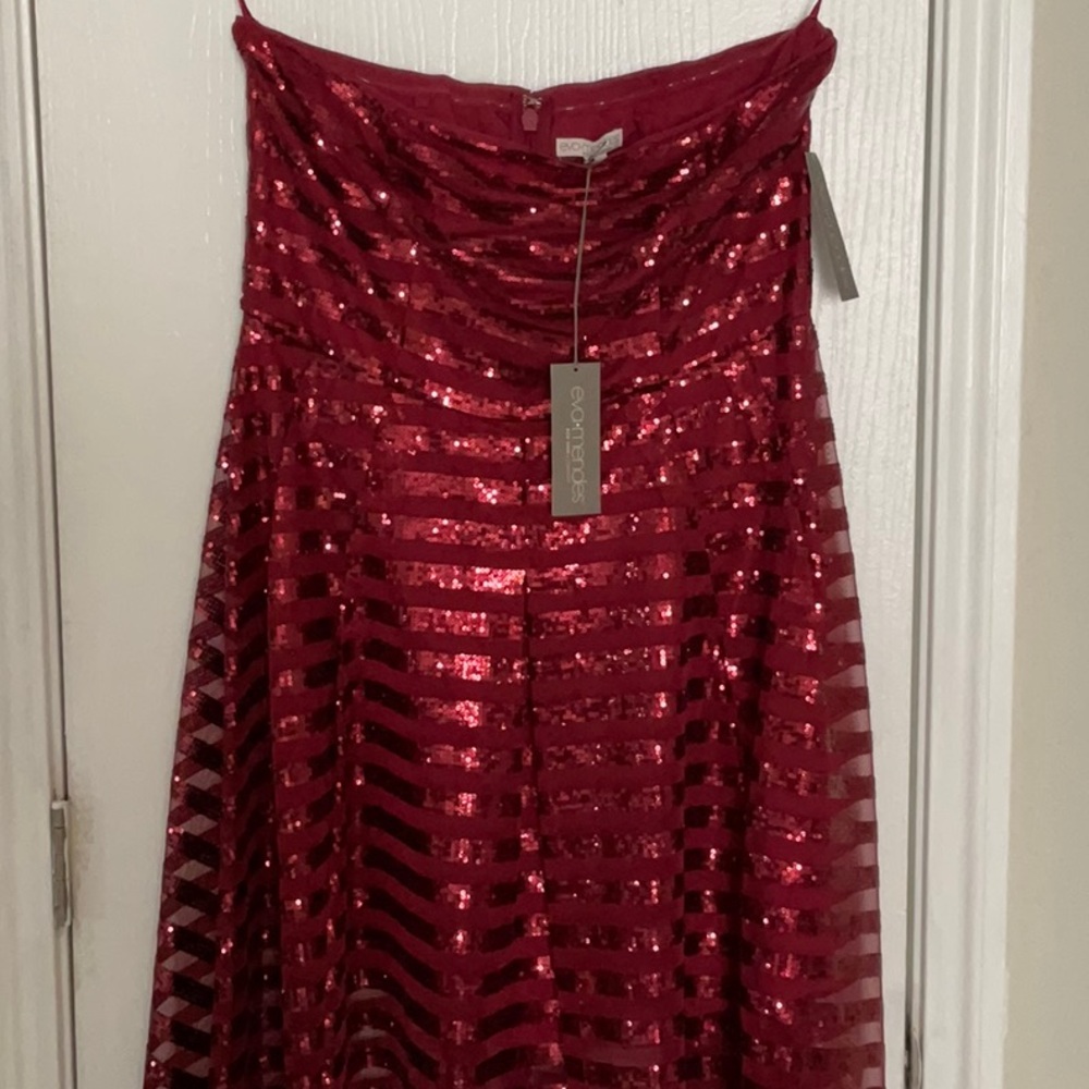 New New York & Company Red Party Dress